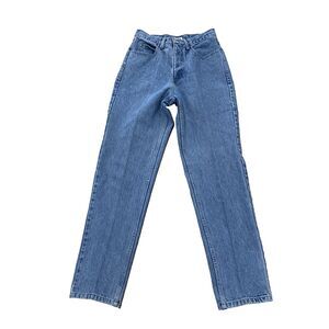 GUESS Jeans Women 28 Light Blue Vintage 90s Made USA Denim High Rise Mom Taper
